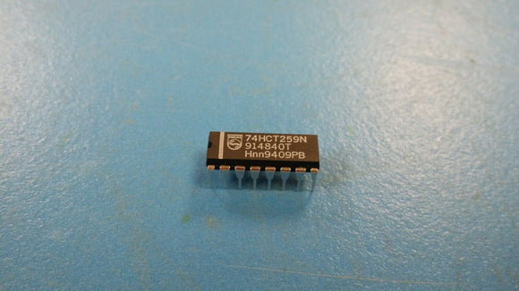 (10 PCS) 74HCT259N Philips IC ADDRESSABLE LATCH 8BIT 16DIP