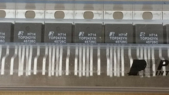 (10 PC) TOP242YN Power Integrations, Off Line Switcher 6A 6-Pin, TO-220-6C ROHS