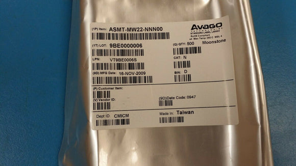 (2 PCS) ASMT-MW22-NNN00 AVAGO LED MOONSTONE COOL WHITE TO252-3 ROHS