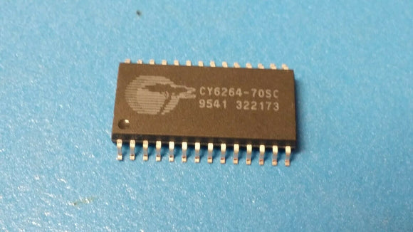 (10 PCS) CY6264-70SC CYPRESS Standard SRAM, 8KX8, 70ns, CMOS, SOIC28