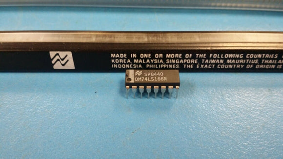 (10pcs) DM74LS166N Shift Register, 16 Pin, Plastic, DIP