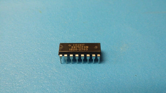 (1 PC) SN75174N TI IC,LINE DRIVER,4 DRIVER,BIPOLAR,DIP,16PIN,PLASTIC
