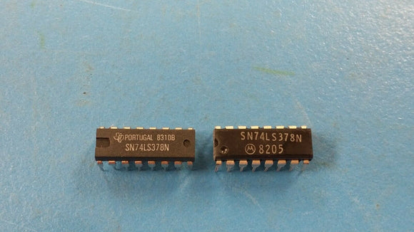 (14pcs) SN74LS378N Flip Flop D-Type Bus Interface Pos-Edge 1-Element 16-Pin PDIP