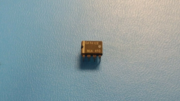 (2 PCS) CA741CE RCA Operational Amplifier, 1 Func, 6000uV Offset-Max, BIPolar, P
