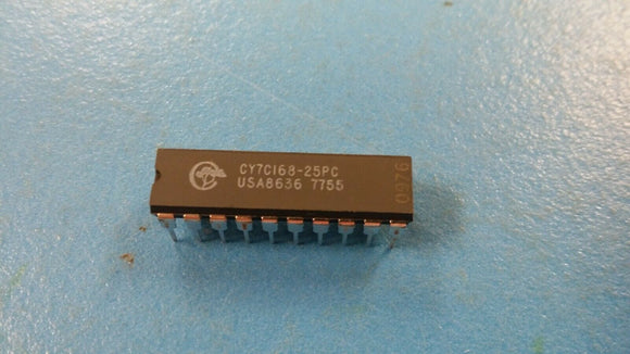 (1pc) CY7C168-25PC Static RAM, 4Kx4, 25ns, 20 Pin, Plastic, DIP