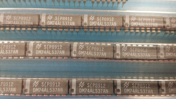 (10pcs) DM74ALS37AN NAND Gate, ALS Series, 4-Func, 2-Input, TTL, PDIP14