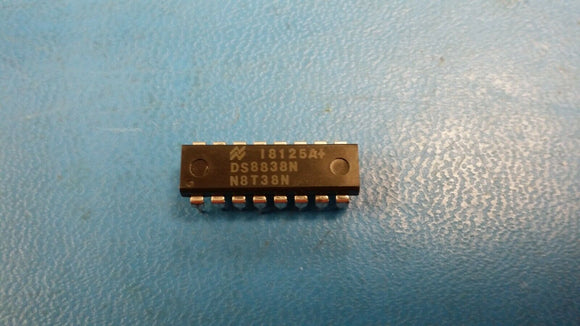 (1pcs) DS8838N NSC Bus XCVR Quad 4-CH Open Collector 16-Pin DIP
