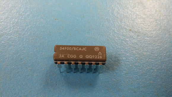 (1Pc) 54F00/BCAJC NAND Gate, F/FAST Series, 4-Func, 2-Input, TTL, CDIP14