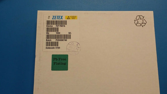 (10 PCS) FZT755TA ZETEX BJT TRANS PNP 150V 1A SOT-223 ROHS