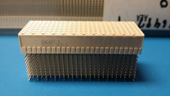 (1 PC) 646487-1 AMP/TYCO Conn Hard Metric RCP 200 POS 2mm Solder RA Thru-Hole