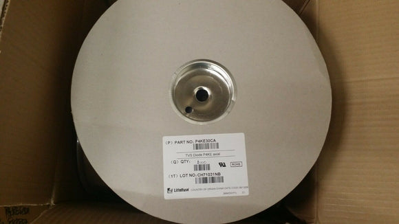 (10 PCS) OF P4KE30CA BY LITTELFUSE TVS DIODE 25.6V 41.4V DO204AL ROHS