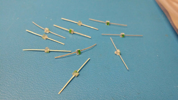 (10 PCS) HLMP-6505 LED Uni-Color Green 565nm 2-Pin ROHS