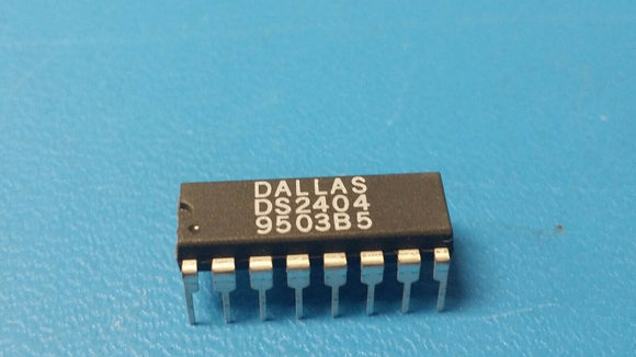 (1 PC) DS2404 Dallas Semi Real Time Clock, 0 Timer(s), CMOS, PDIP16 Obsolete