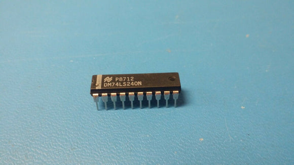 (10 PCS) DM74LS240N NSC Inverter IC 2 Channel 3-State 20-PDIP