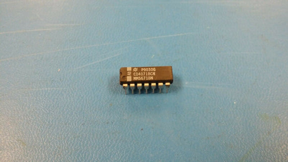 (2 PCS) CD4071BCN OR Gate, 4-Func, 2-Input, CMOS, PDIP14