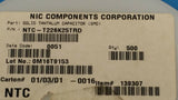 (500 PCS) NTC-T226K25TRD NIC Cap Tant Solid 22uF 25V 10% SMT D CASE