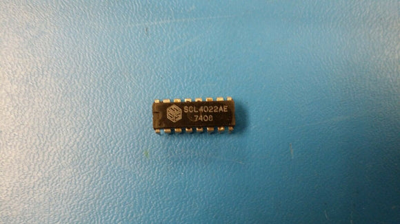 (10pcs) SCL4022AE Divide By 8 Counter, Synchronous, Up Direction, CMOS, PDIP16