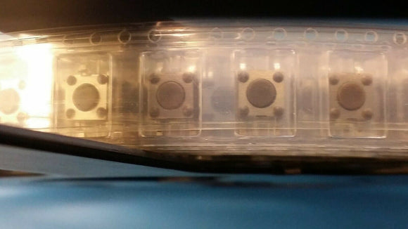 (10 PCS) TL3301NF100QG E-SWITCH SWITCH TACTILE SPST-NO 0.05A 12V ROHS