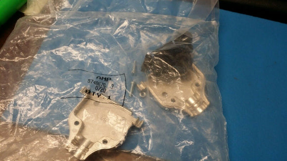 (1 PC) 5748676-3 25 Position Two Piece Backshell Connector Silver 180° Shielded