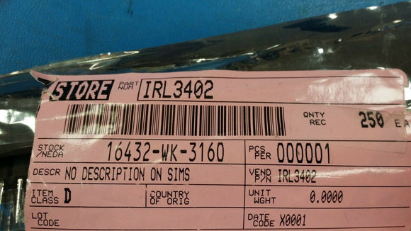 (10pcs) IRL3402 MOSFET N-CH 20V 85A TO220AB