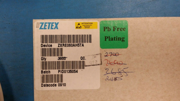 (20pcs) ZXRE060AH5TA IC VREF SHUNT 18V 0.5% SC70-5