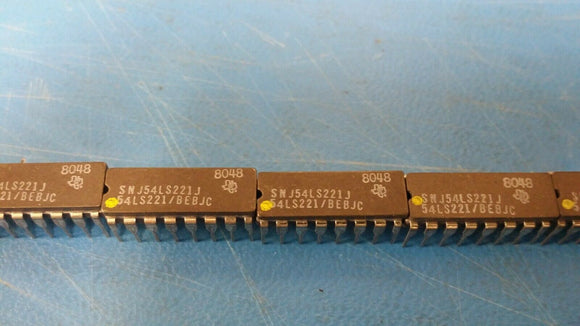 (1 PC) SNJ54LS221J (54LS221/BEBJC) Monostable Multivibrator Dual-Element 125°C