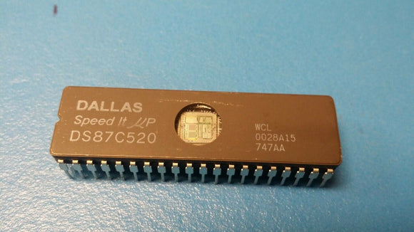 (1 PC) DS87C520-WCL DALLAS SEMI IC MCU 8BIT 16KB EPROM/UV 40CDIP