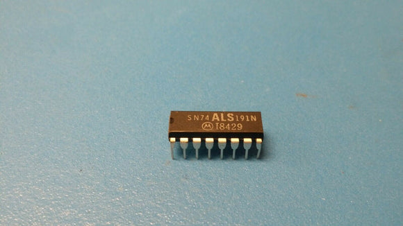 (10 PCS) SN74ALS191N MOT Binary Counter, Synchronous, Bidirectional, TTL, PDIP16