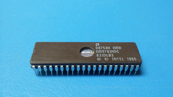 (1 PC) D8753H AM9671HDC Microcontroller, 8-Bit, UVPROM, 8051 CPU