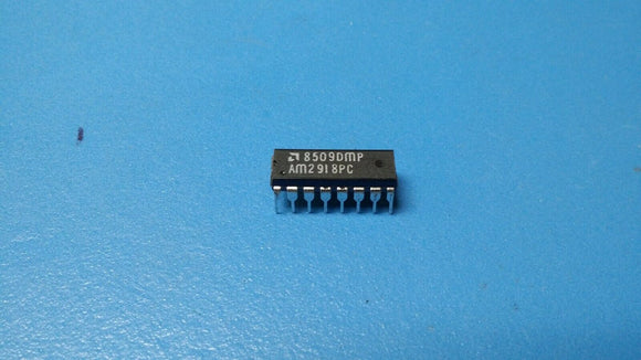 (2 PCS) AM2918PC AMD Flip-Flop 1-Func Positive Edge Triggered 4-Bit TTL PDIP16