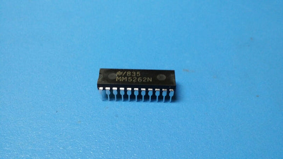 (10 PCS) MM5262N NSC General Purpose Dynamic RAM, 2KX1, MOS, 22PIN PLASTIC DIP
