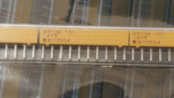 (10 PCS) 4310R-101-473 BOURNS RES ARRAY 9 RES 47K OHM 2% 10SIP