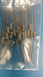 (5pcs) 42JR10 Res Wirewound 0.1 Ohm 5% 2W ±90ppm/°C Conformal Silicone Ceramic A