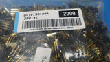 (2000) 0410133100A Connector Header Unsheilded 3Pin Single Row Gold Leads 2.54mm
