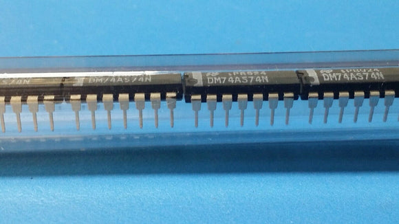 (10pcs) DM74AS74N Flip Flop 2 Element D-Type 1 Bit Positive Edge 14-DIP