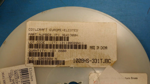 (100pcs) 1008HS-331TJBC 1 ELEMENT, 0.33 UH, CERAMIC-CORE, GENERAL PURPOSE INDUCT