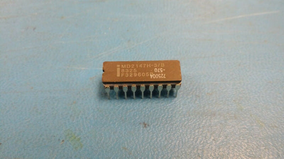 (1 pc) MD2147H-3/B INTEL Standard SRAM 4K X 1 5V, 55ns, 10%, CDIP18