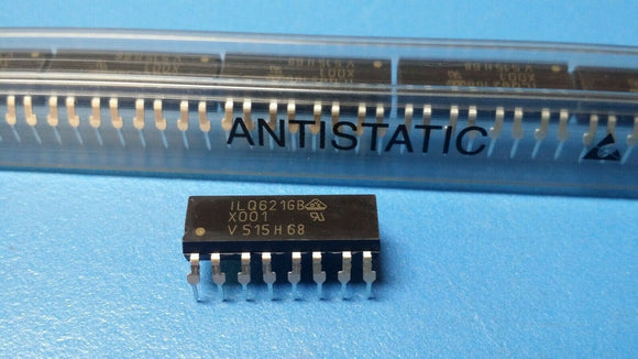 (25 PCS) ILQ621GB-X016 Optoisolator Transistor Output 5300Vrms 4 Channel 16-DIP