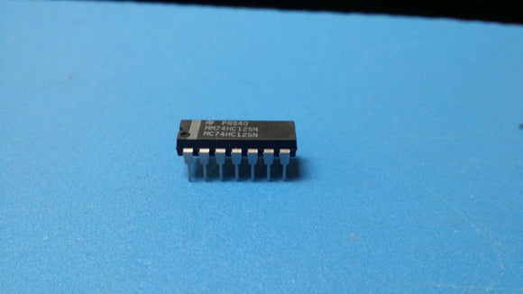 (10 PCS) MM74HC125N NSC IC BUFFER NON-INVERT 6V 14DIP