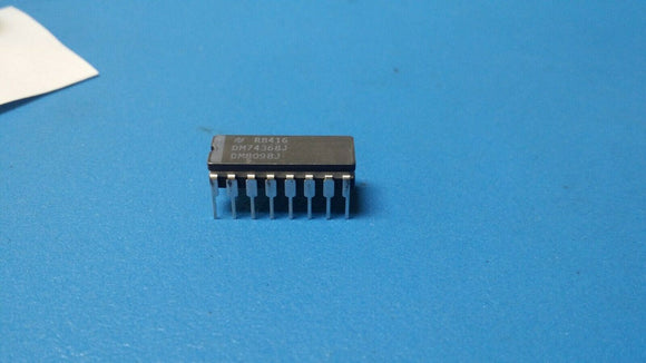 (1 PCS) DM74368J DM8098J Bus Driver, 2-Func, 6-Bit, Inverted Output, TTL, CDIP16