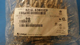(2 PCS) 0216.630MXEP LITTELFUSE FUSE CERAMIC 630MA 250VAC 5X20MM ROHS
