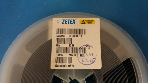 (10 PCS) ZLLS500TA ZETEX DIODE SCHOTTKY 40V 700MA SOT23-3