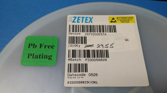 (10 PCS) ZXFV202E5TA ZETEX Video Amp Current Feedback SOT-23-5 ROHS
