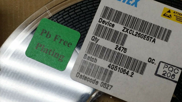 (100 PCS) ZXCL260E5TA ZETEX IC REG LINEAR 2.6V 150MA SOT23-5 ROHS