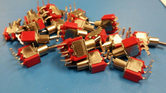(10 PCS) 7101MD9AQE C&K Toggle Switches ON-ON SPDT Right Angle ROHS