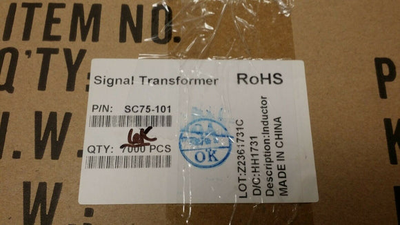 (10 PCS) SC75-101 Fixed Inductor SMD 100uH 0.72A 0.43 ohms 1KHz ROHS