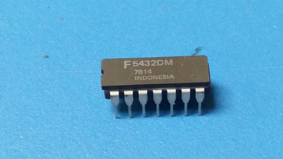 (1 PC) 5432DM FSC OR Gate, TTL/H/L Series, 4-Func, 2-Input, TTL, CDIP14