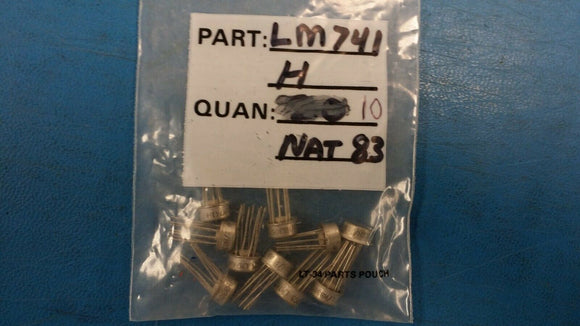 (1 PC) LM741H NSC Op Amps Operational Amplifier 8-TO-99 -55 to 125