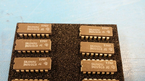 (1 PS) SNJ5409J 5409BCBJC TI AND Gate TTL/H/L Series 4-Func 2-Input TTL CDIP14