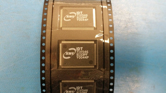 (1 PC) 71V546S133PF IDT 3.3V 128K x 36 ZBT Synchronous PipeLined SRAM